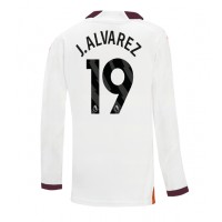 Pánský Fotbalový dres Manchester City Julian Alvarez #19 2023-24 Venkovní Dlouhý Rukáv